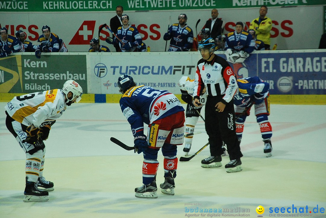 Eishockey Kloten - Schweiz: EHC Kloten vs. HC Lugano 3:1, 17.10.2017