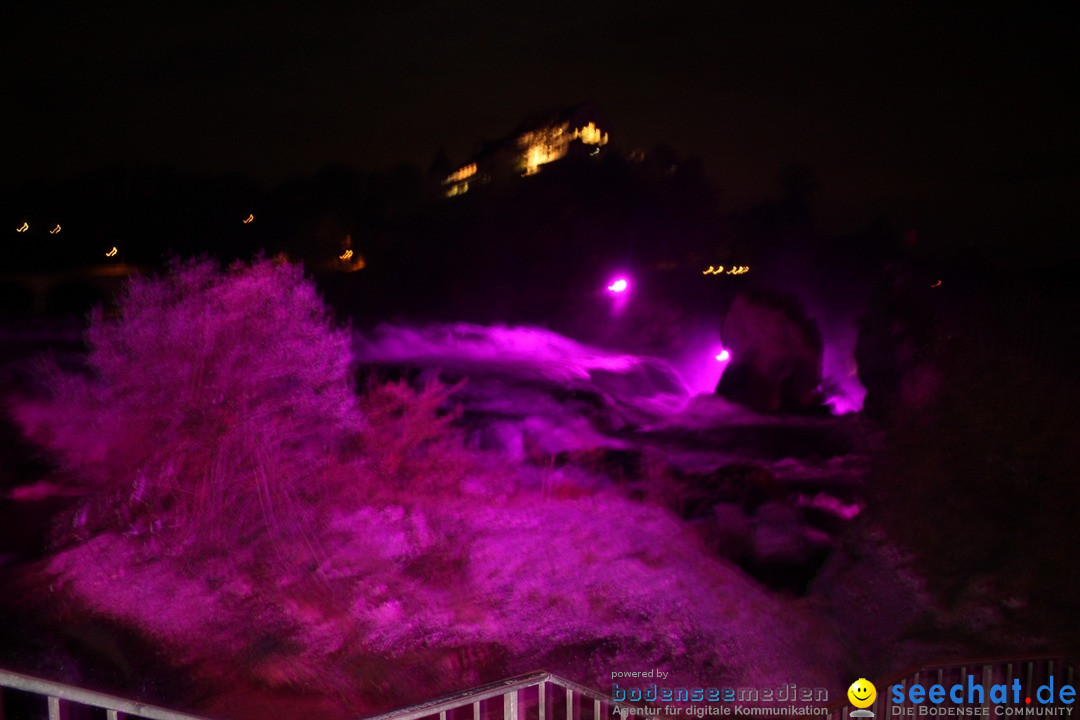 Rheinfall: Neuhausen - Schweiz: Schaffhausen am Bodensee, 28.10.2017