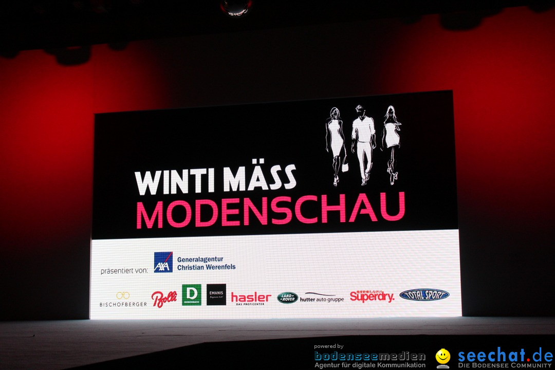 Modenschau - Winti Maess: Winterthur - Schweiz, 24.11.2017