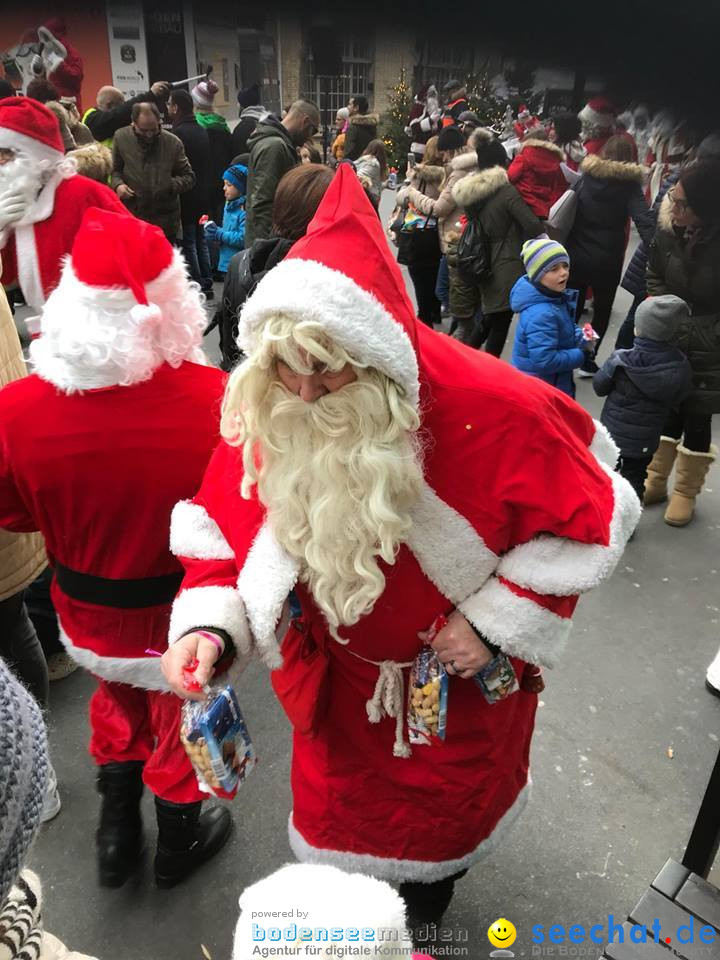 St. Nikolaus und Coca-Cola-Weihnachtstruck: Zuerich, 3.12.2017