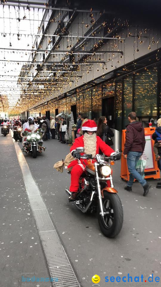 St. Nikolaus und Coca-Cola-Weihnachtstruck: Zuerich, 3.12.2017