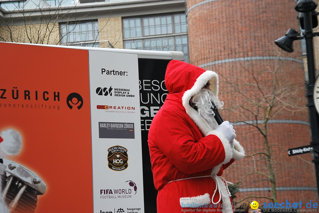 St. Nikolaus und Coca-Cola-Weihnachtstruck: Zuerich, 3.12.2017