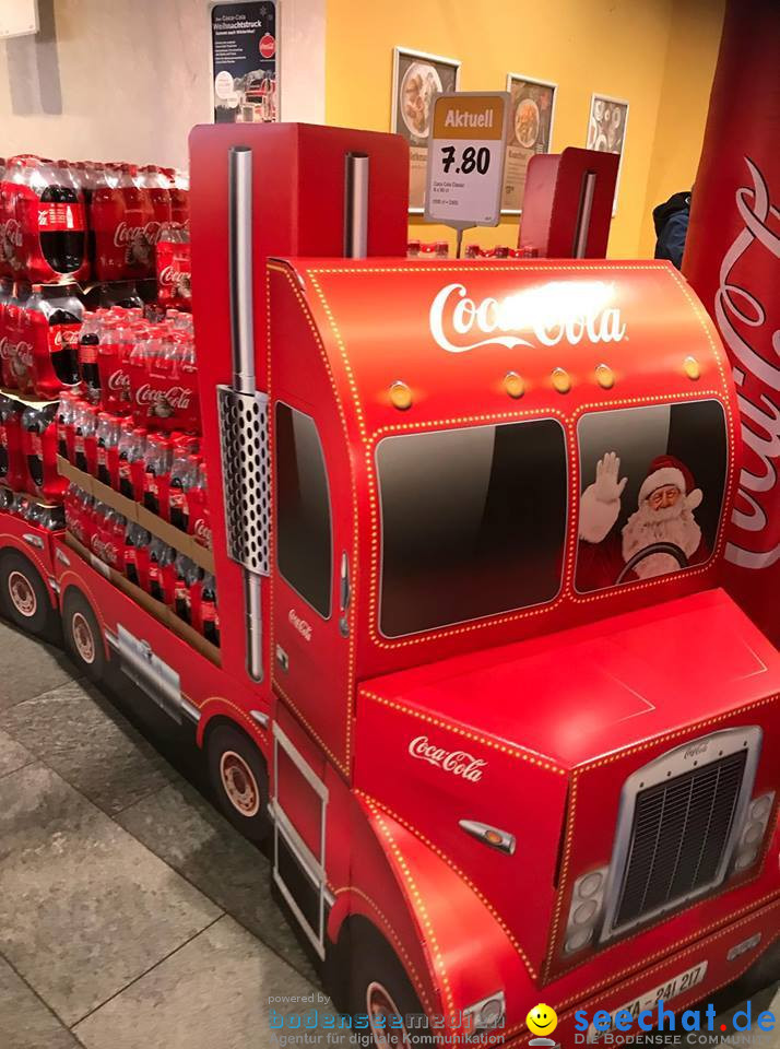 Die Coca-Cola Weihnachtstruck Tour: Winterthur - Schweiz, 15.12.2017