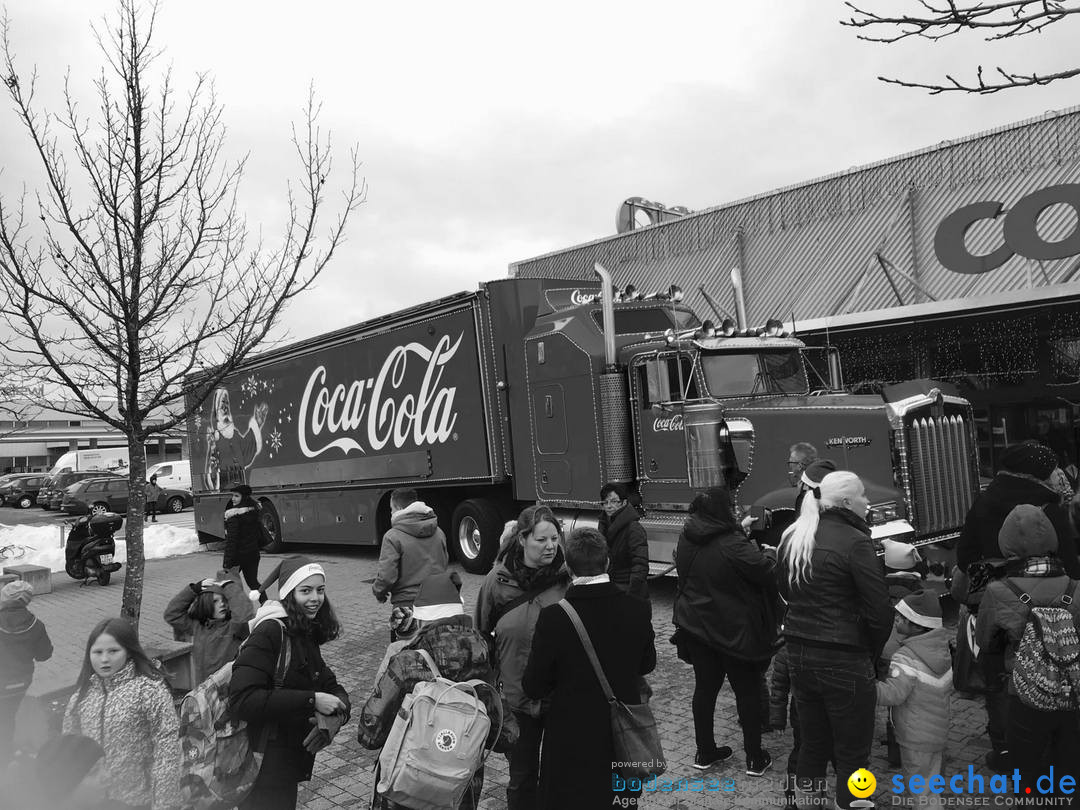 Die Coca-Cola Weihnachtstruck Tour: Winterthur - Schweiz, 15.12.2017