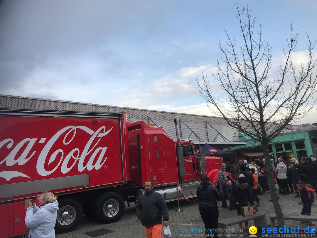 Die Coca-Cola Weihnachtstruck Tour: Winterthur - Schweiz, 15.12.2017