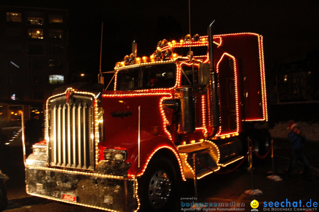 Die Coca-Cola Weihnachtstruck Tour: St. Gallen - Schweiz, 16.12.2017