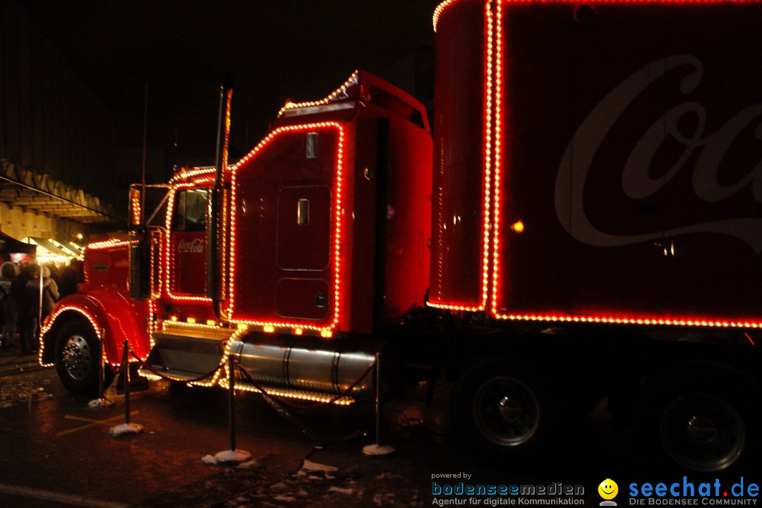 Die Coca-Cola Weihnachtstruck Tour: St. Gallen - Schweiz, 16.12.2017