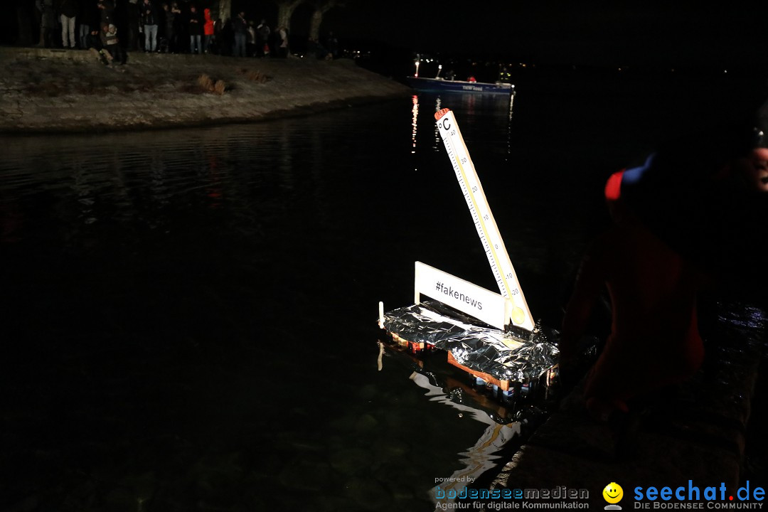 Silvesterschwimmen DLRG: Konstanz am Bodensee, 29.12.2017