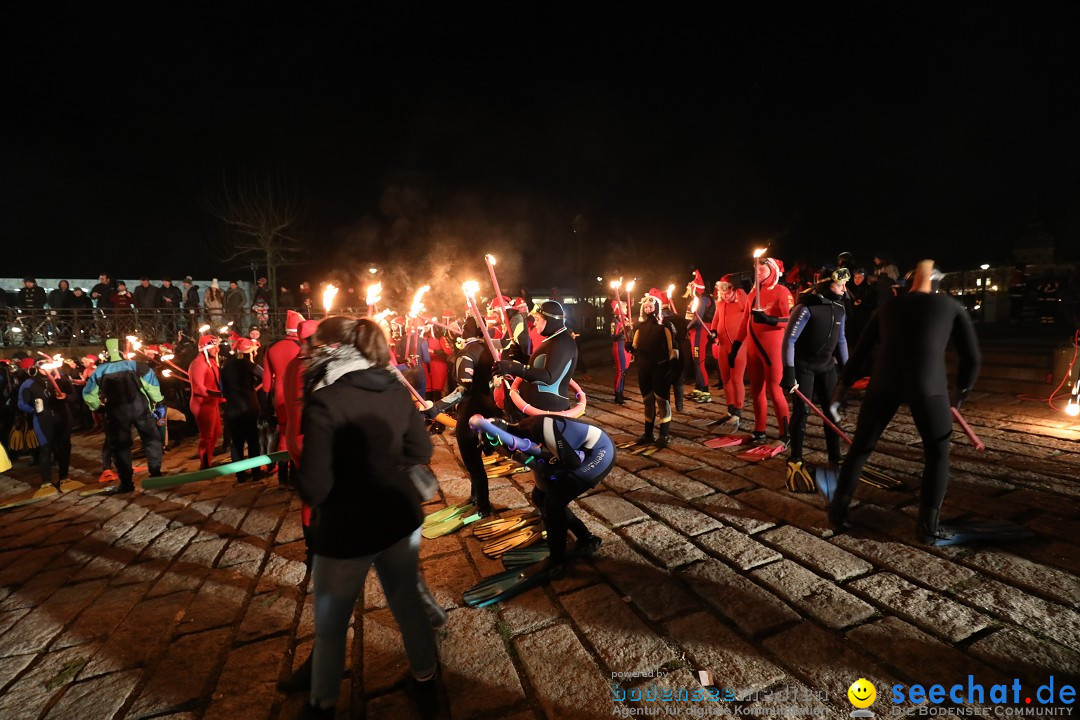 Silvesterschwimmen DLRG: Konstanz am Bodensee, 29.12.2017