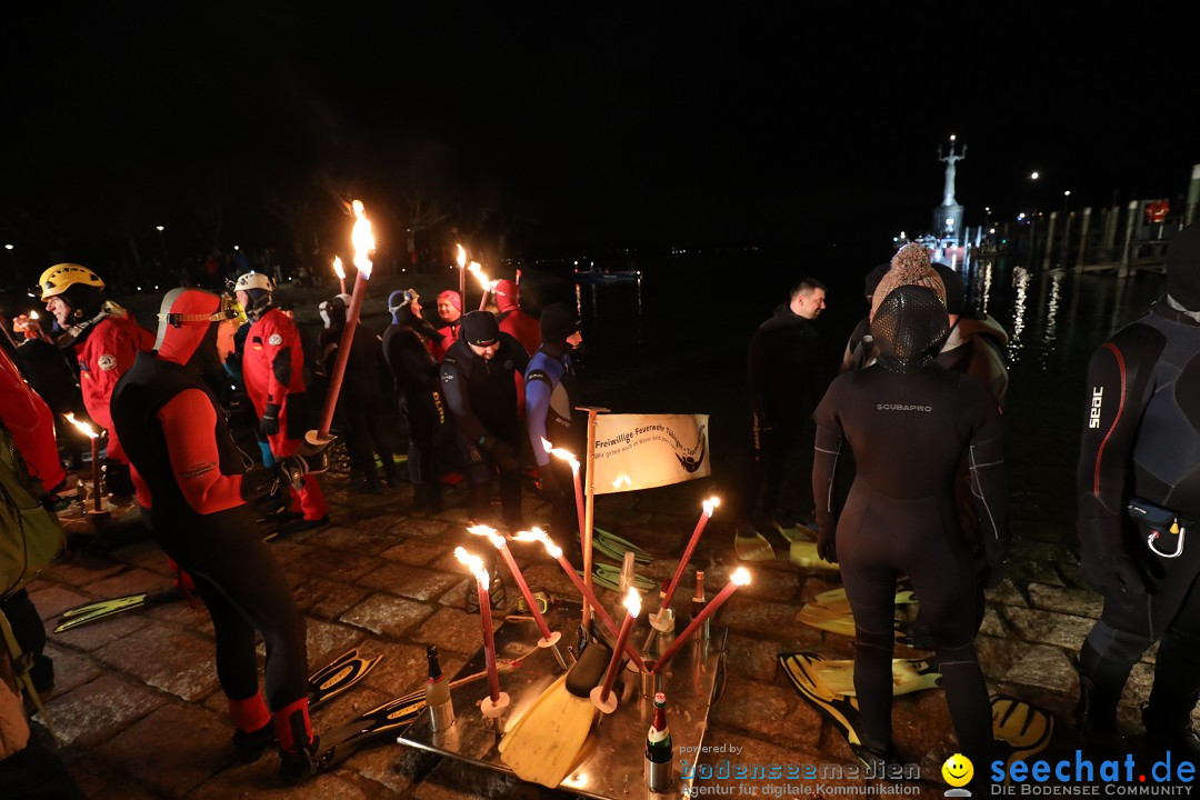 Silvesterschwimmen DLRG: Konstanz am Bodensee, 29.12.2017