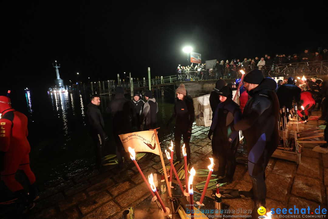 Silvesterschwimmen DLRG: Konstanz am Bodensee, 29.12.2017