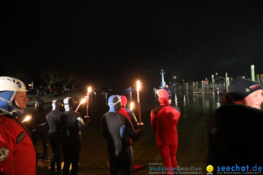 Silvesterschwimmen DLRG: Konstanz am Bodensee, 29.12.2017