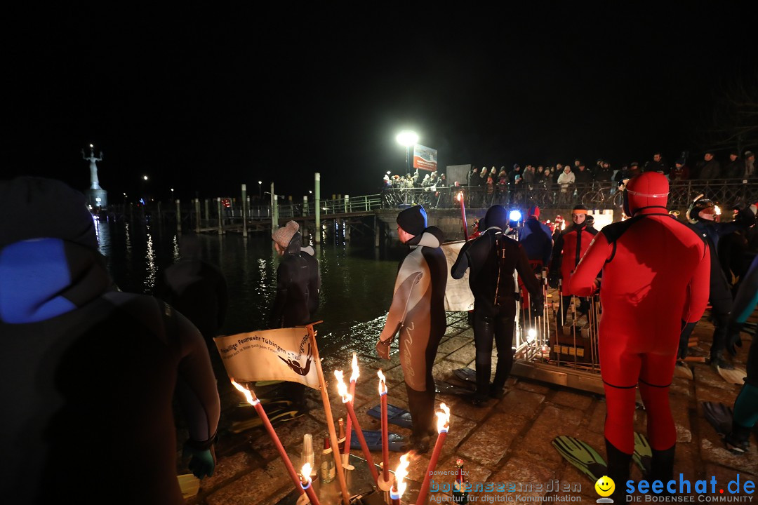 Silvesterschwimmen DLRG: Konstanz am Bodensee, 29.12.2017