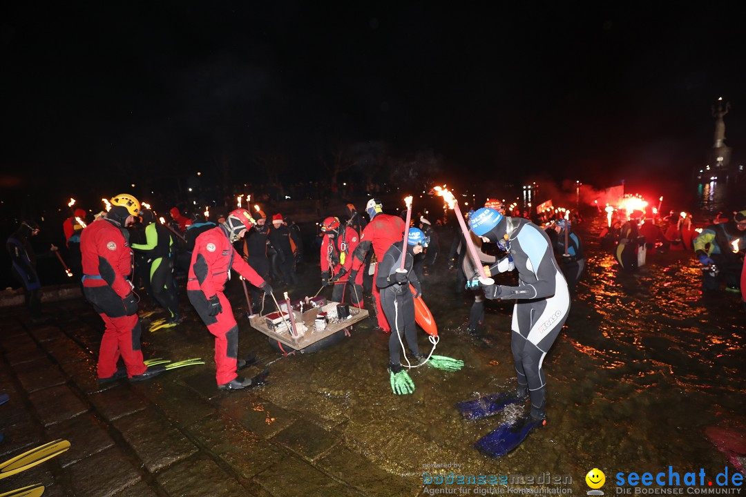 Silvesterschwimmen DLRG: Konstanz am Bodensee, 29.12.2017