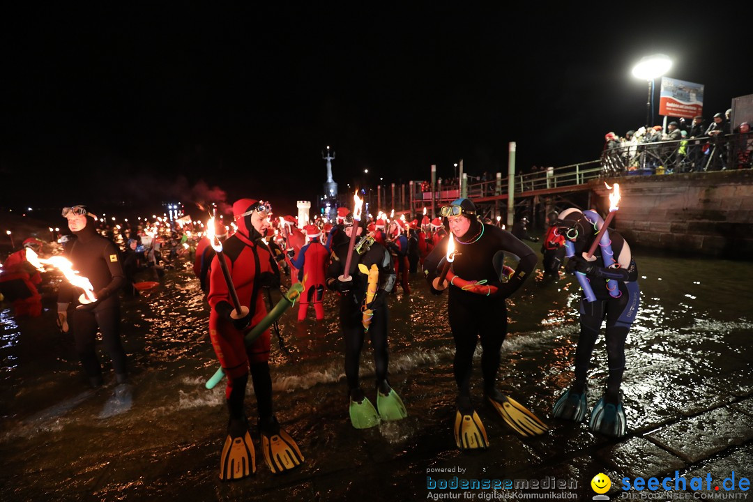 Silvesterschwimmen DLRG: Konstanz am Bodensee, 29.12.2017