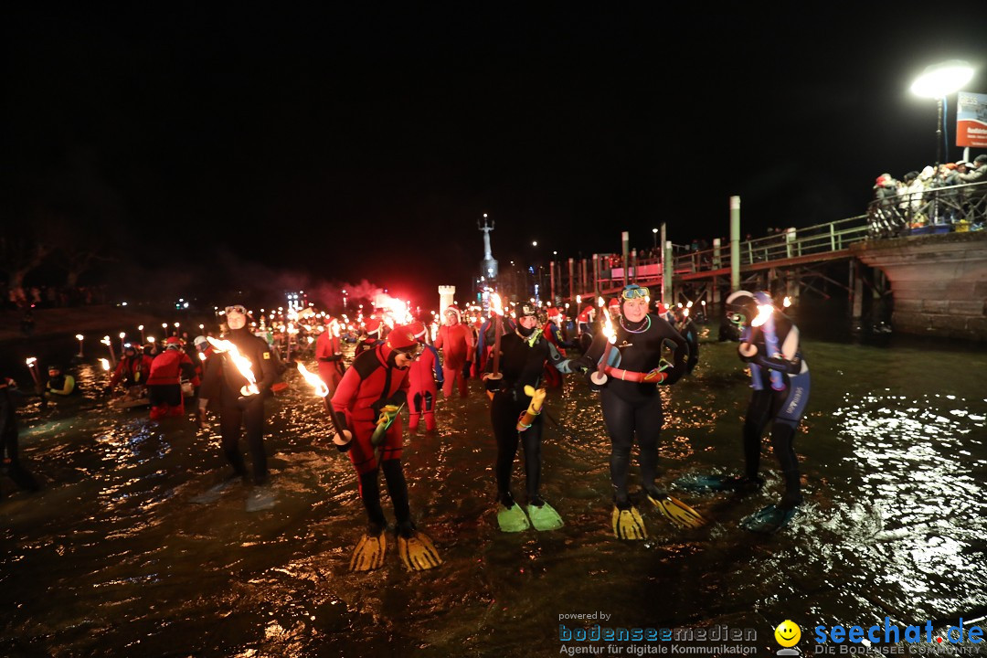 Silvesterschwimmen DLRG: Konstanz am Bodensee, 29.12.2017