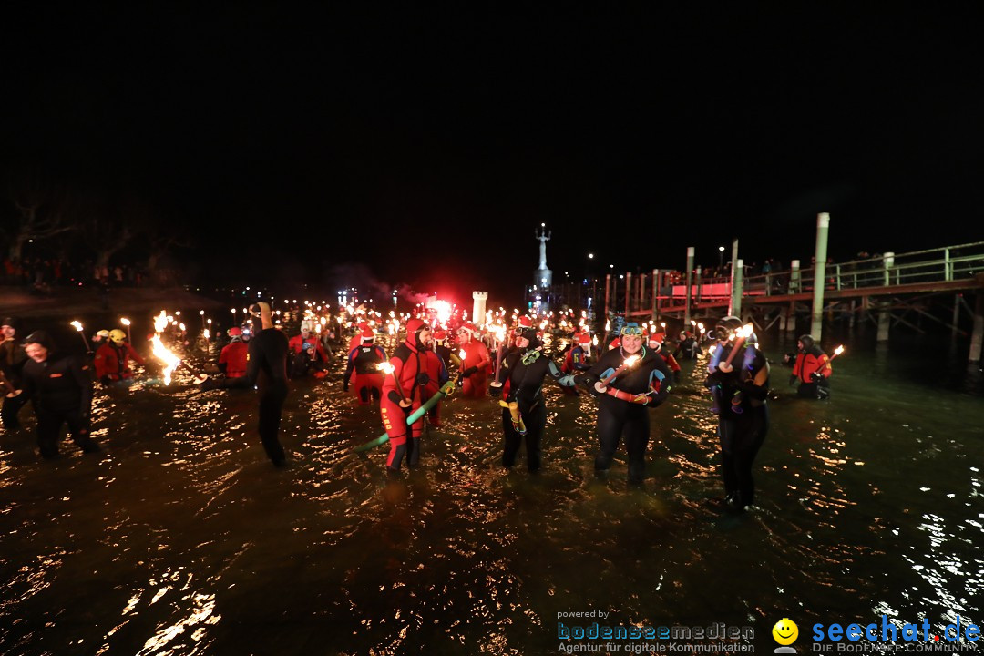 Silvesterschwimmen DLRG: Konstanz am Bodensee, 29.12.2017