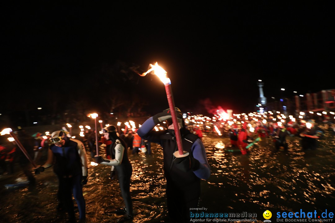 Silvesterschwimmen DLRG: Konstanz am Bodensee, 29.12.2017