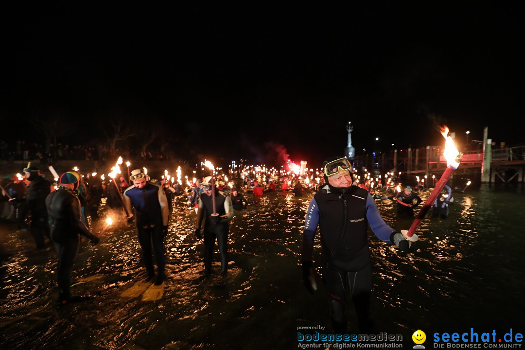 Silvesterschwimmen DLRG: Konstanz am Bodensee, 29.12.2017