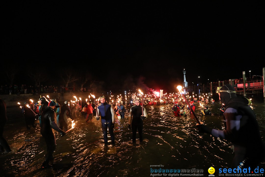 Silvesterschwimmen DLRG: Konstanz am Bodensee, 29.12.2017