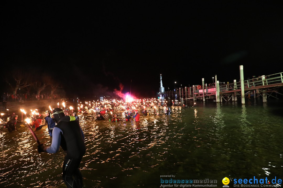 Silvesterschwimmen DLRG: Konstanz am Bodensee, 29.12.2017