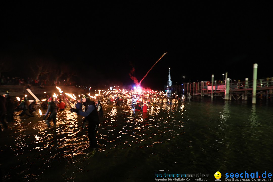 Silvesterschwimmen DLRG: Konstanz am Bodensee, 29.12.2017