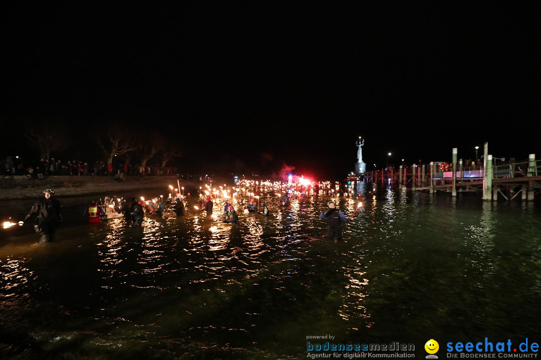 Silvesterschwimmen DLRG: Konstanz am Bodensee, 29.12.2017