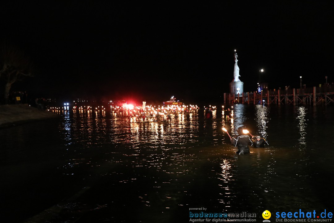 Silvesterschwimmen DLRG: Konstanz am Bodensee, 29.12.2017