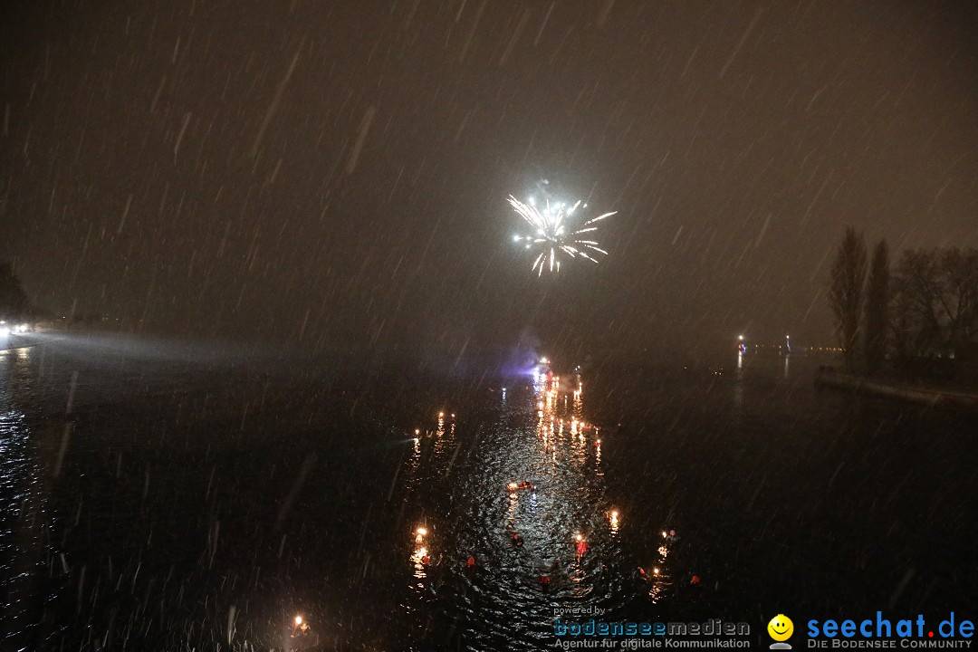 Silvesterschwimmen DLRG: Konstanz am Bodensee, 29.12.2017