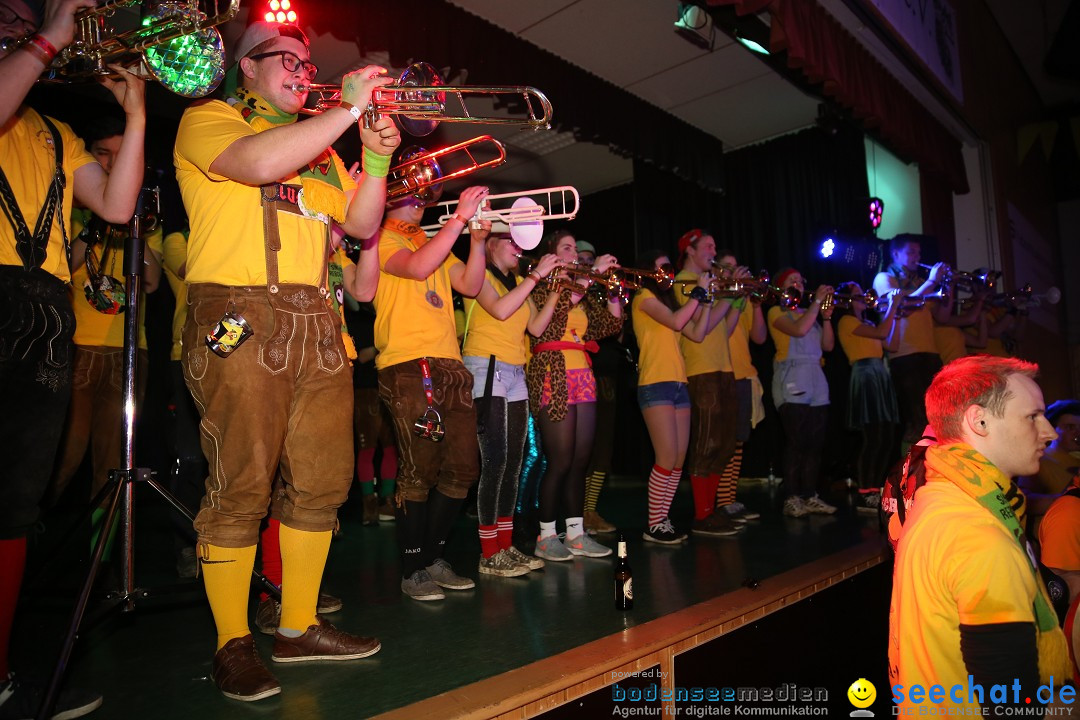 Hugeloh-Ball: Leimbach bei Markdorf am Bodensee, 13.01.2018