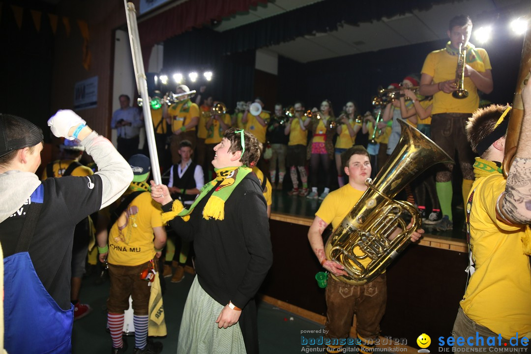 Hugeloh-Ball: Leimbach bei Markdorf am Bodensee, 13.01.2018