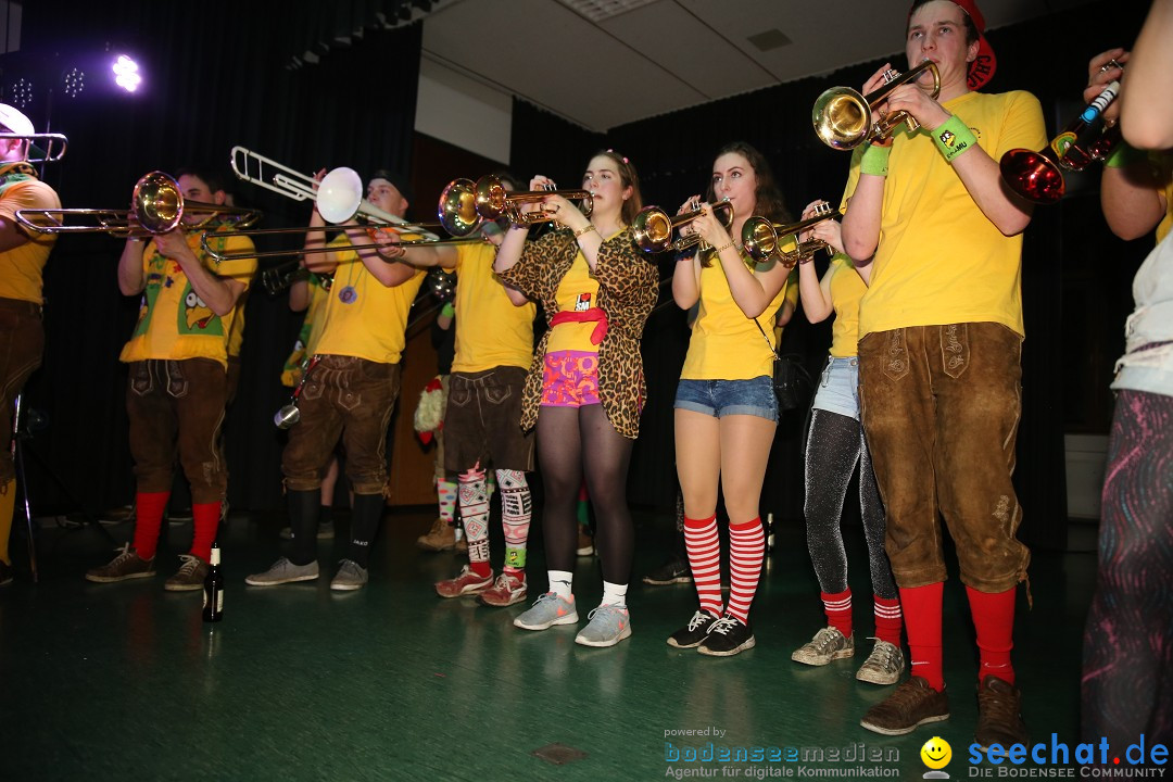 Hugeloh-Ball: Leimbach bei Markdorf am Bodensee, 13.01.2018