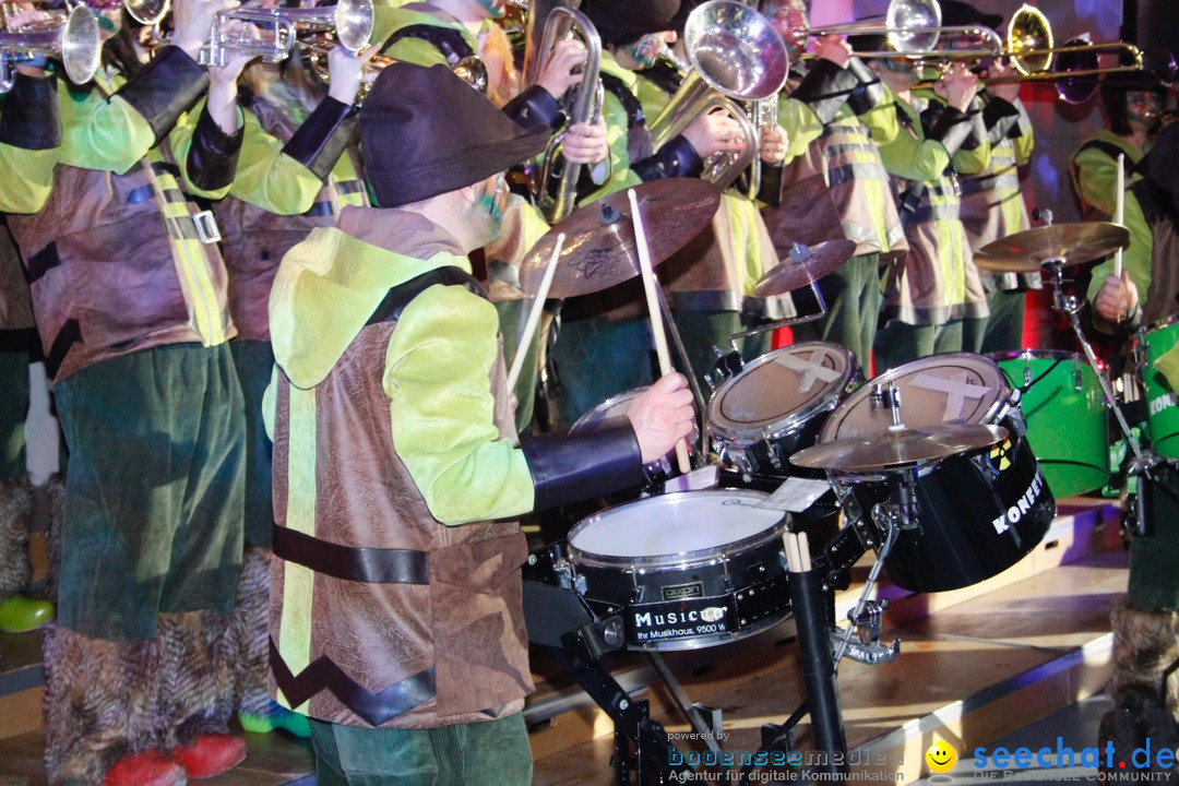 Guggenparty: Bronschhofen in der Schweiz, 13.01.2018