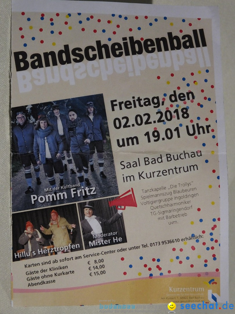 Bandscheibenball 2018: Bad Buchau am Bodensee, 02.02.2018