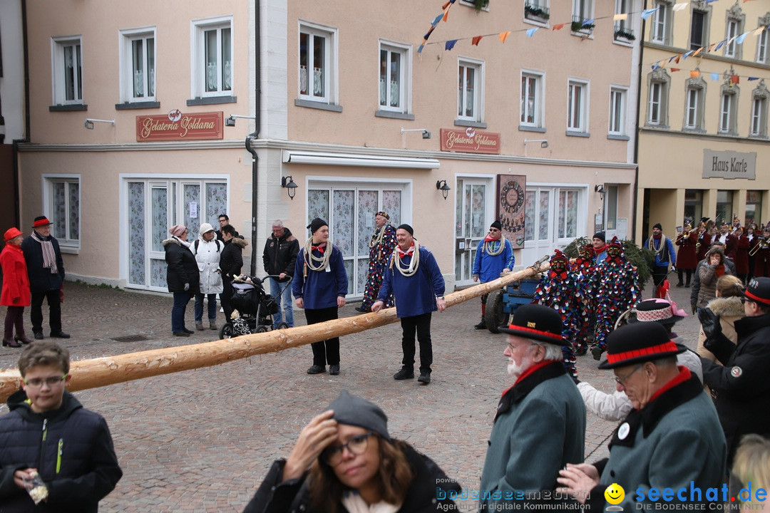 Narrenbaumstellen: Markdorf am Bodensee, 03.02.2018