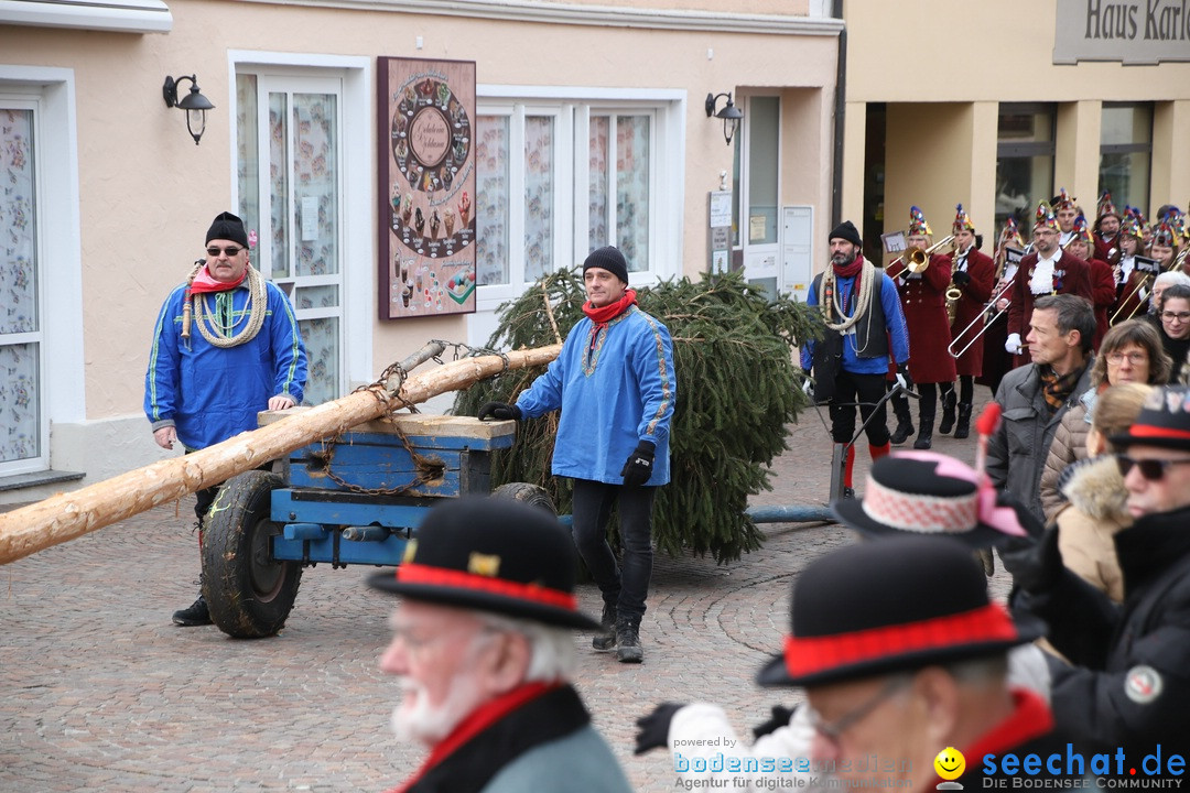 Narrenbaumstellen: Markdorf am Bodensee, 03.02.2018