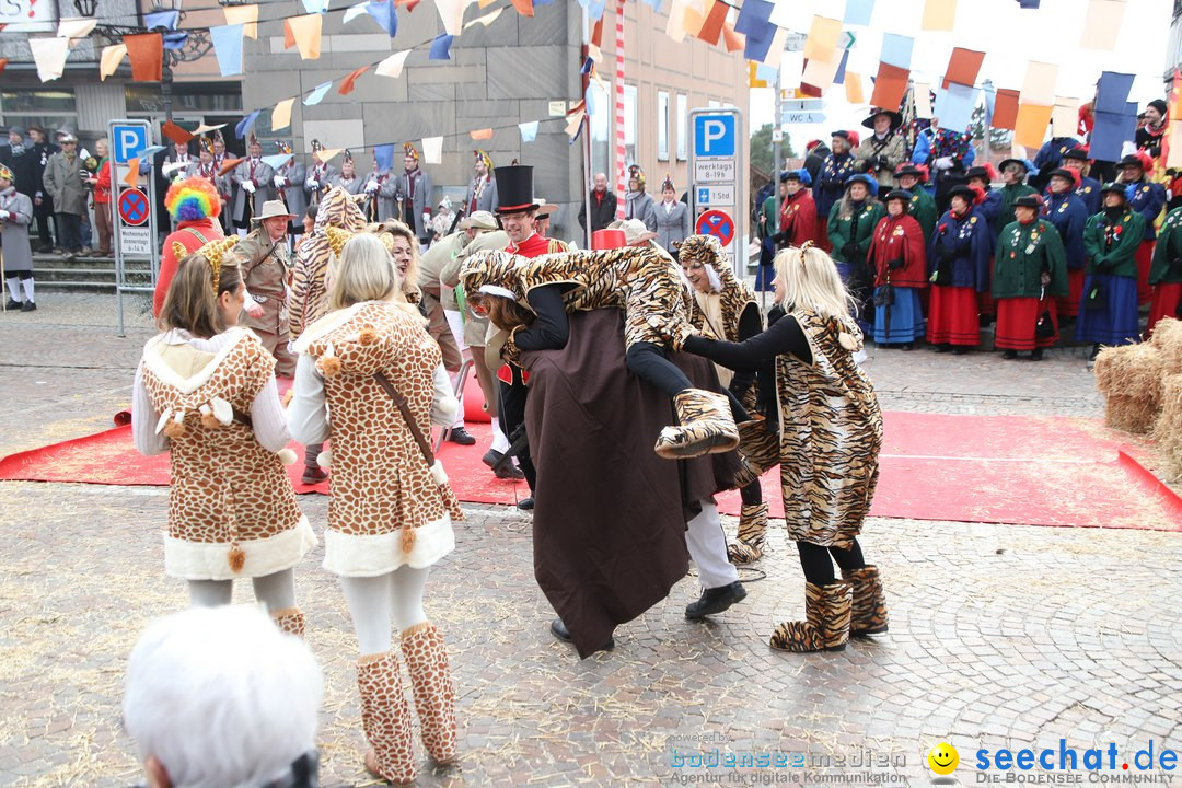 Narrenbaumstellen: Markdorf am Bodensee, 03.02.2018