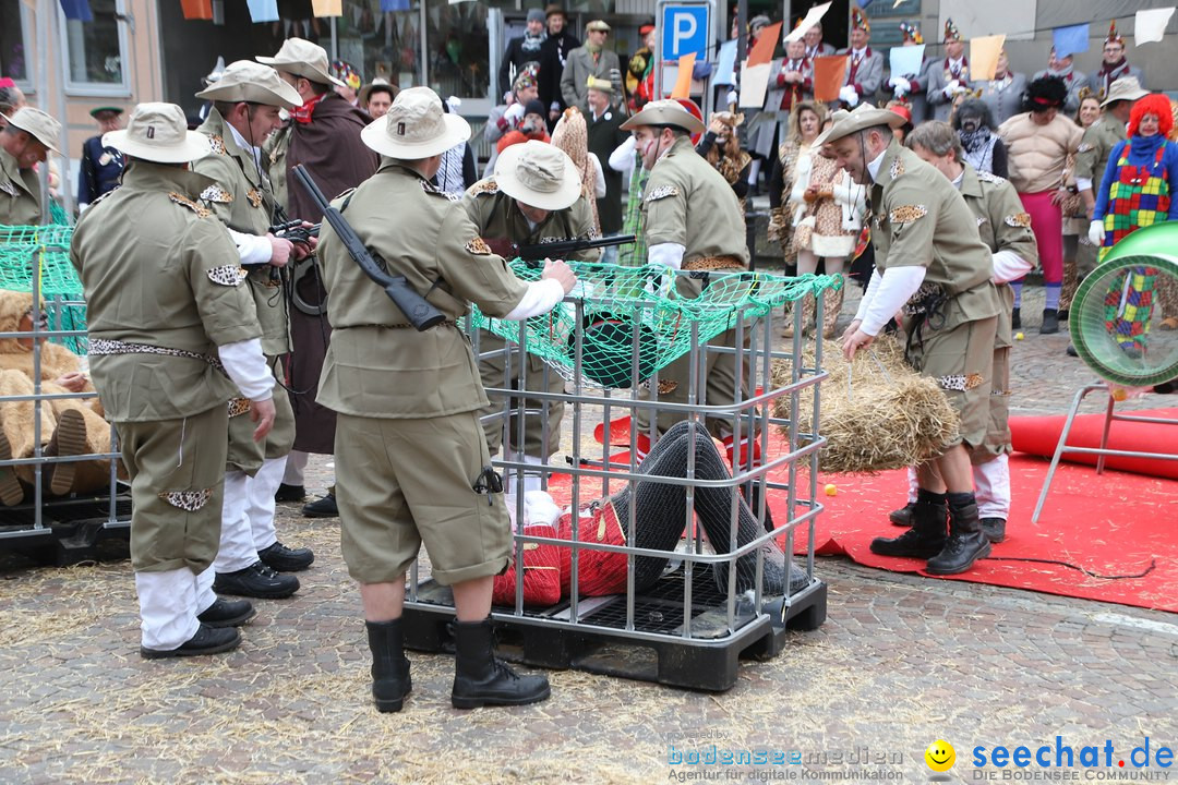 Narrenbaumstellen: Markdorf am Bodensee, 03.02.2018