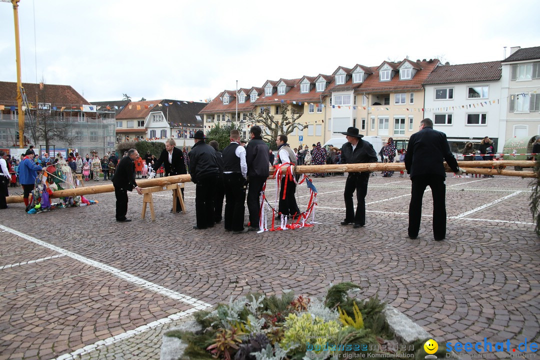 Narrenbaumstellen: Markdorf am Bodensee, 03.02.2018