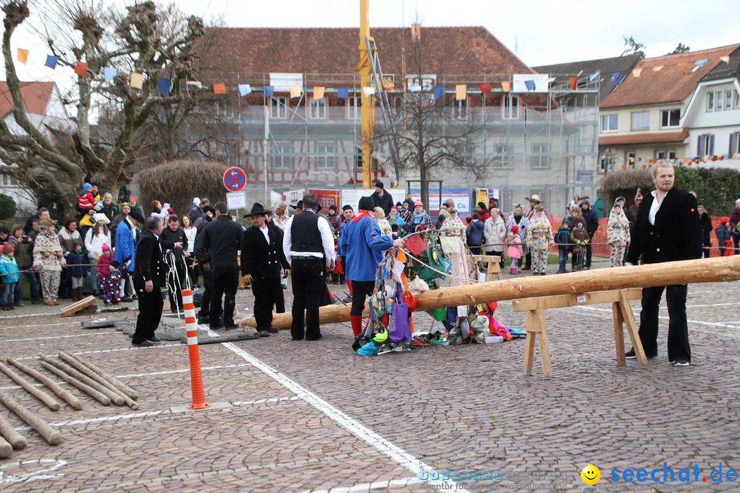 Narrenbaumstellen: Markdorf am Bodensee, 03.02.2018