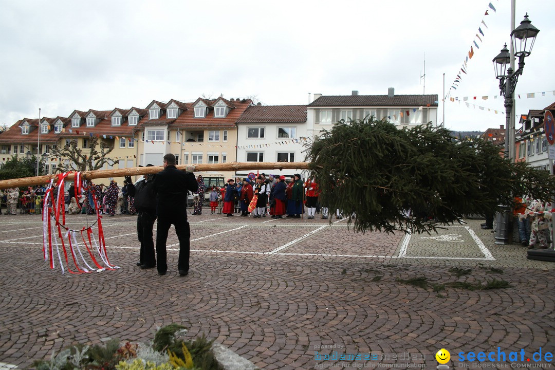 Narrenbaumstellen: Markdorf am Bodensee, 03.02.2018