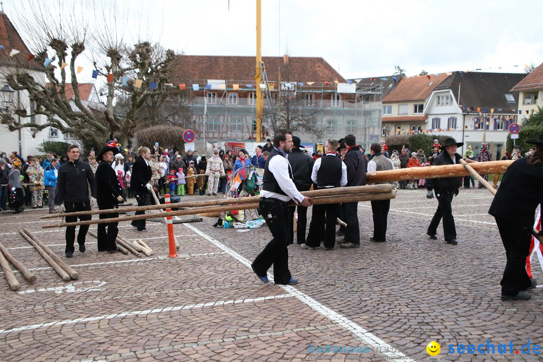 Narrenbaumstellen: Markdorf am Bodensee, 03.02.2018