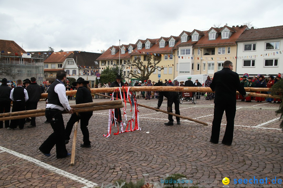 Narrenbaumstellen: Markdorf am Bodensee, 03.02.2018