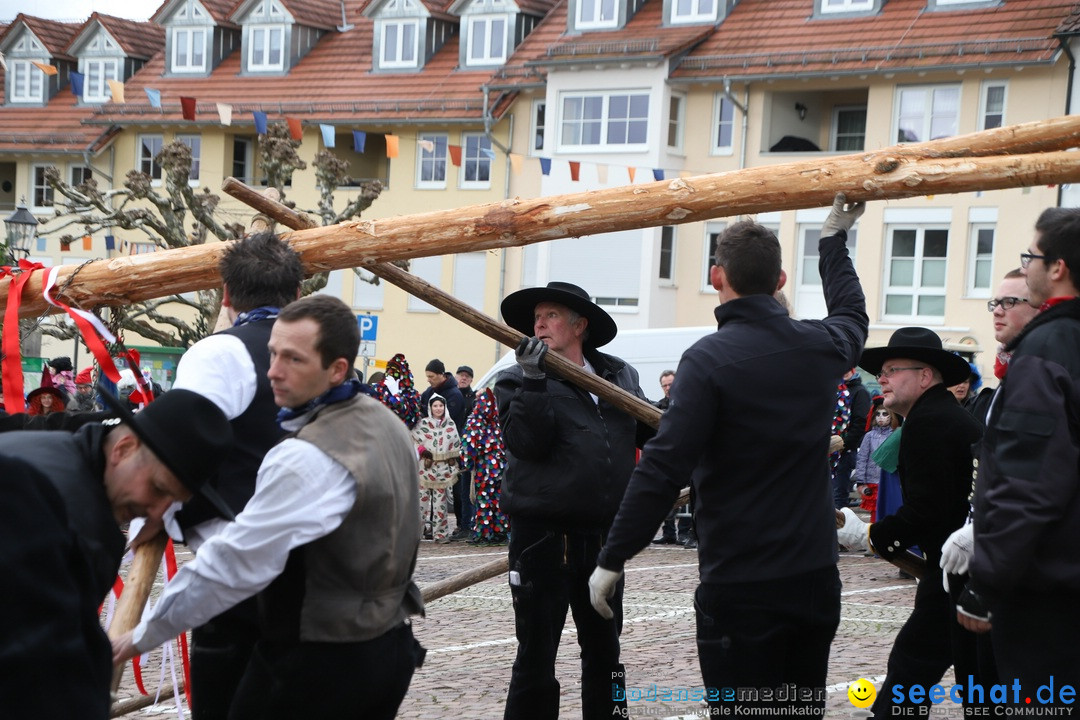 Narrenbaumstellen: Markdorf am Bodensee, 03.02.2018