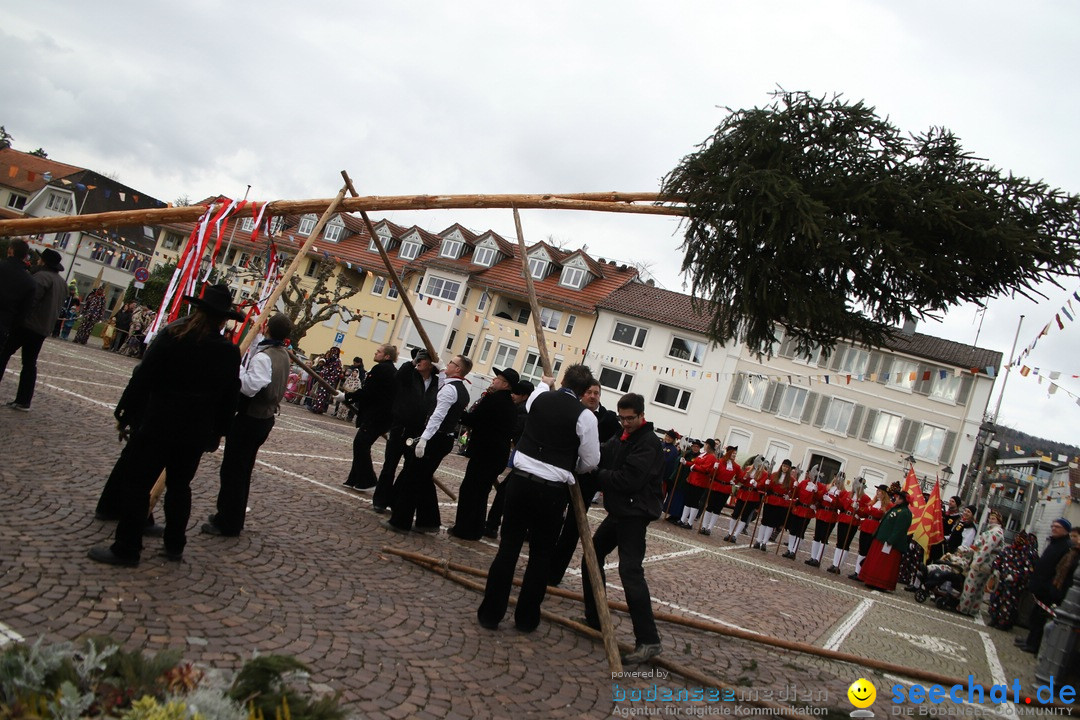 Narrenbaumstellen: Markdorf am Bodensee, 03.02.2018