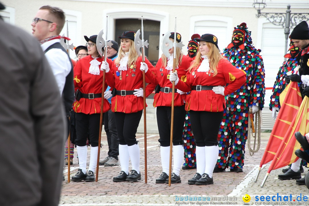 Narrenbaumstellen: Markdorf am Bodensee, 03.02.2018