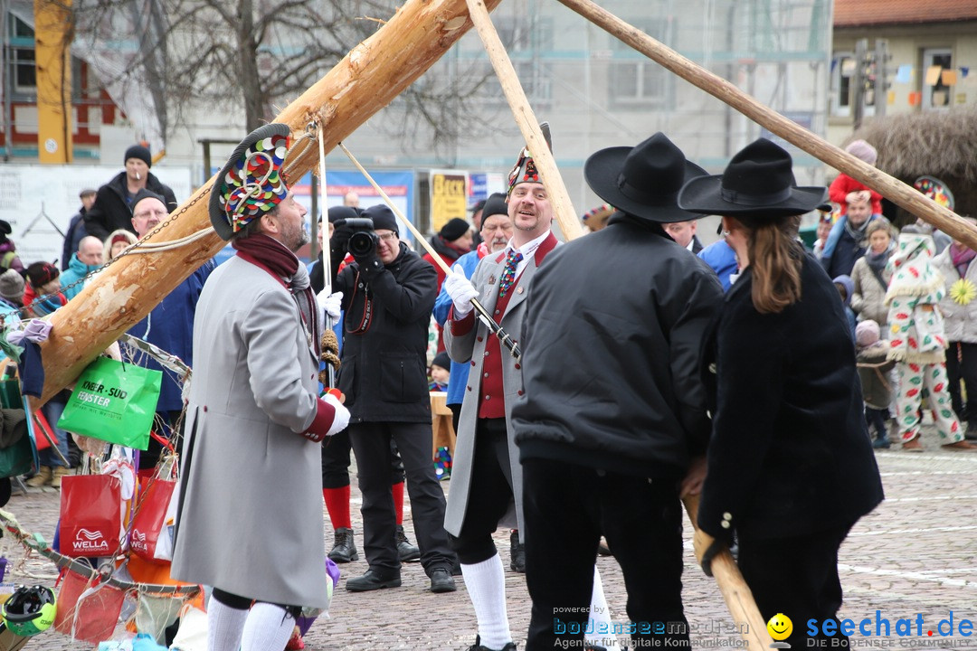 Narrenbaumstellen: Markdorf am Bodensee, 03.02.2018