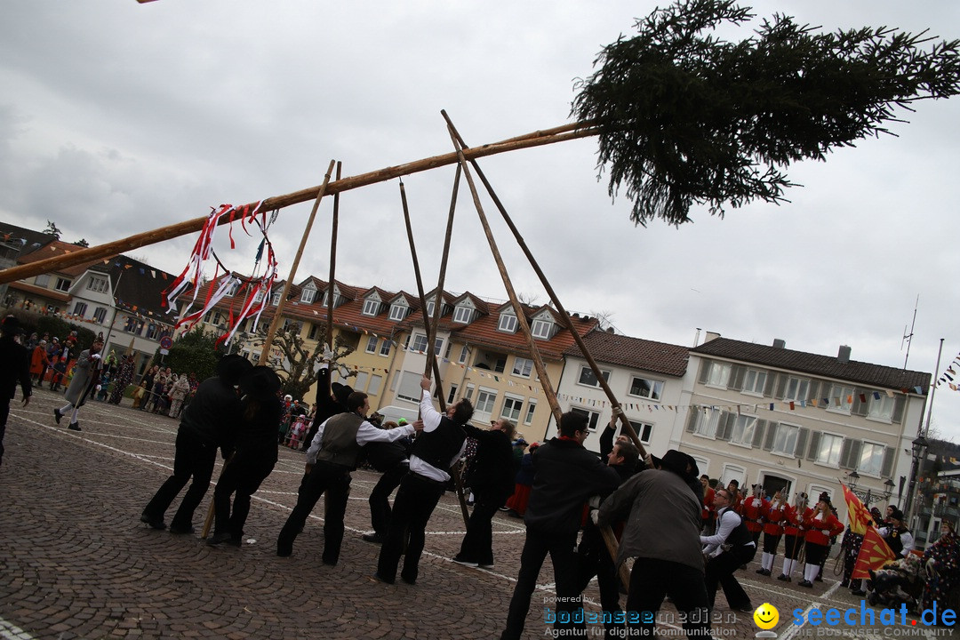 Narrenbaumstellen: Markdorf am Bodensee, 03.02.2018