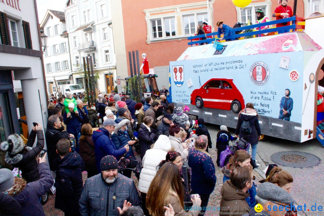 Fasnachtsumzug: Rapperswil am Bodensee - Schweiz, 04.02.2018