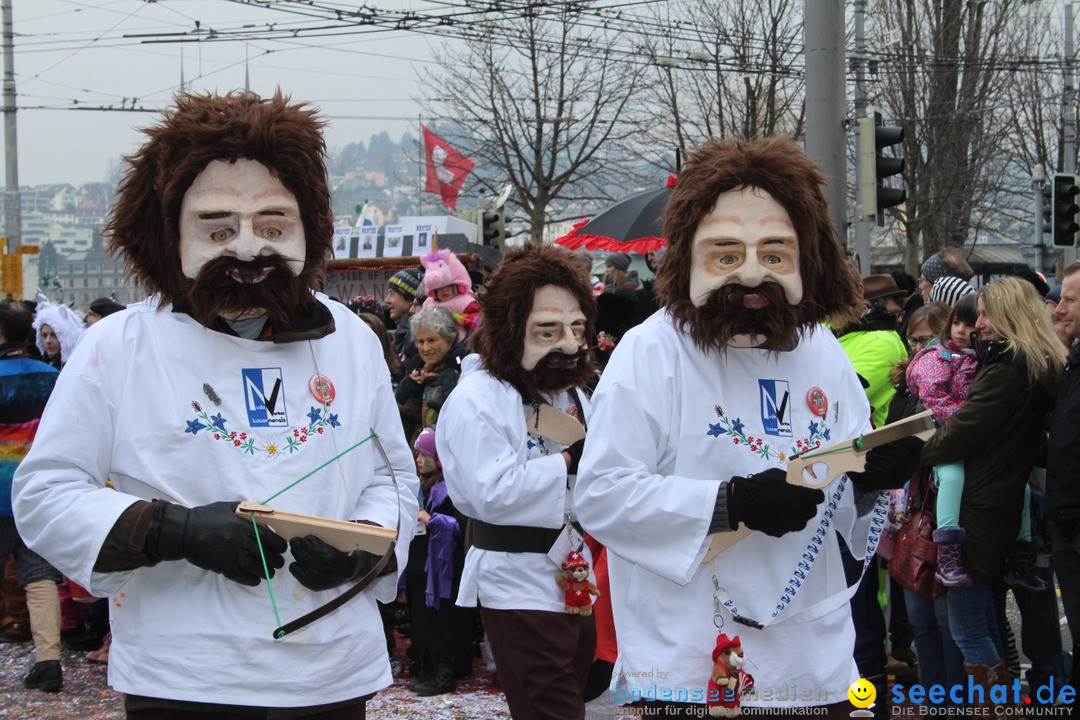 Fasnachtsumzug: Luzern - Schweiz, 08.02.2018